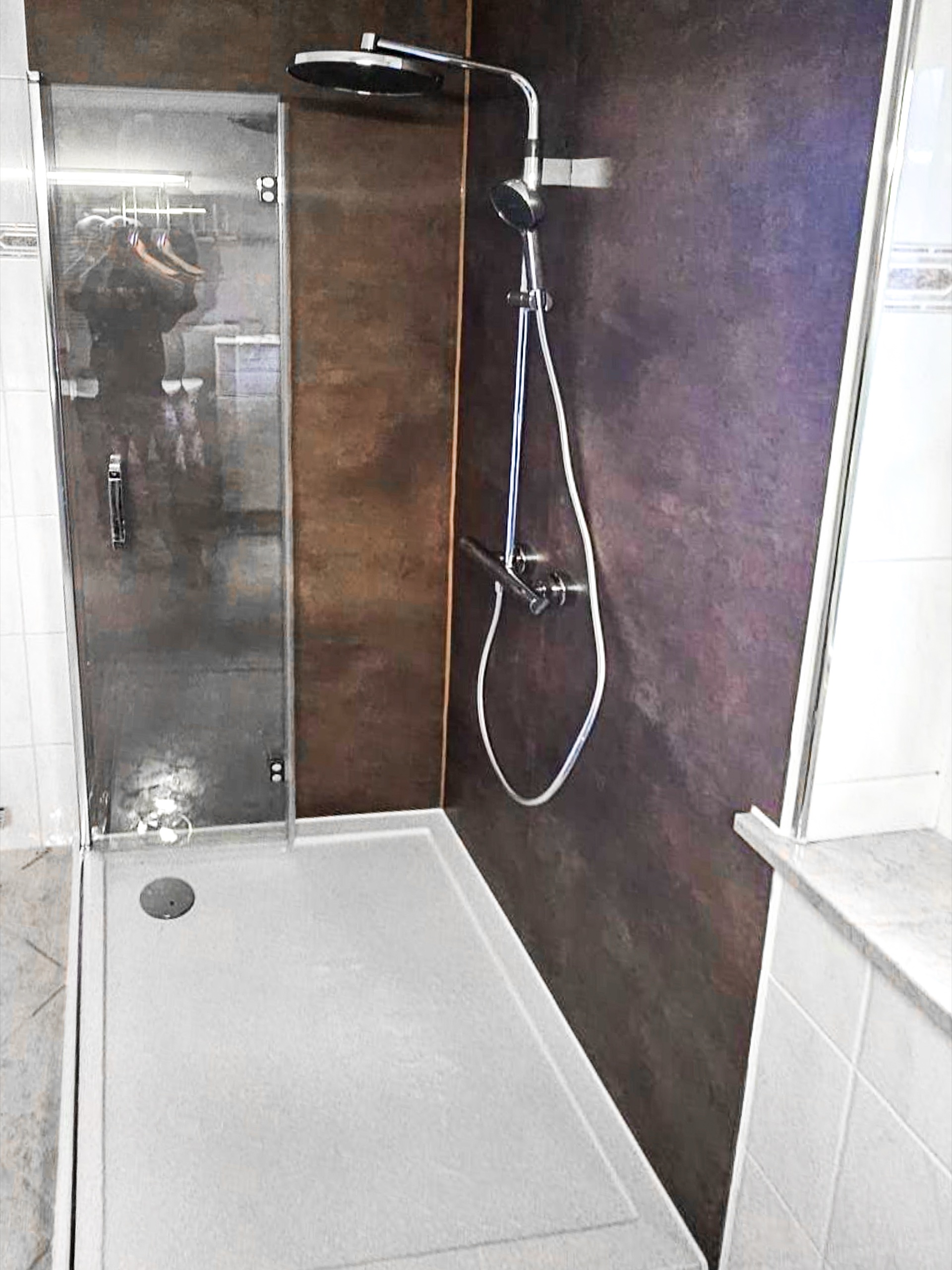 Nachher: Alte Dusche modernisiert